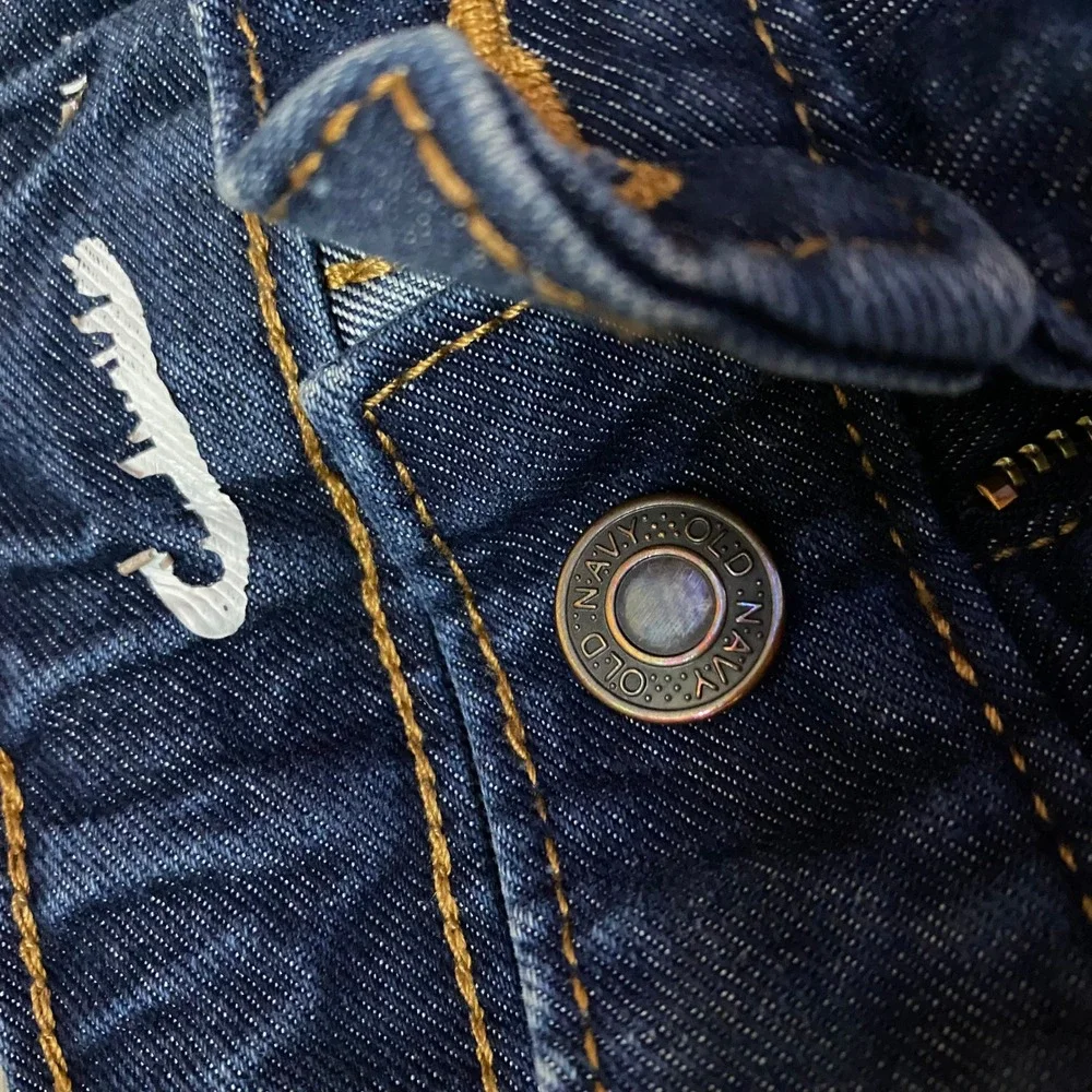 Old Navy Bootcut Jeans Boys Size 18 Dark Wash Denim Classic Fit Stretch